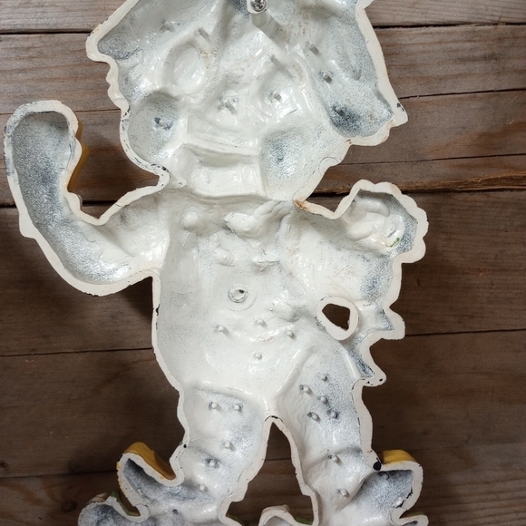 Vintage Scarecrow Boy Waving Plastic Figurine Wall Hanging Universal Statuary Co - Picture 6 of 6